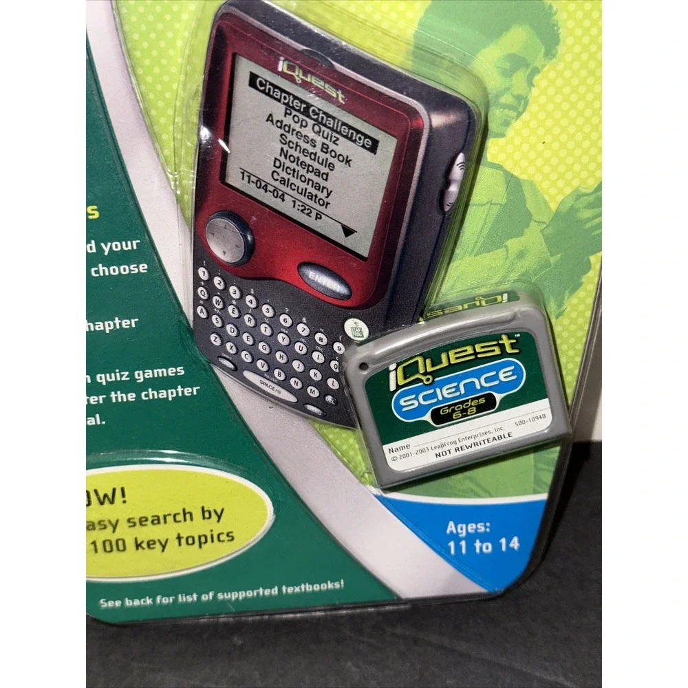 QUANTUM LEAP iQuest Cartridges Grades 6-8 Science (NEW‎ SEALED) A50